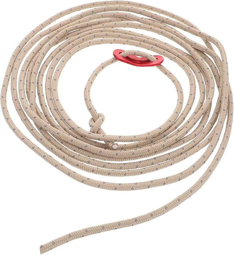 Heavy Duty Reflective Tent Ropes 8pcs with Tensioners Windproof Cord for Camping Tarps Hiking Night Safety - Image 1
